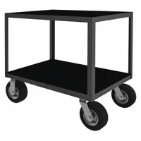 APPROVED VENDOR Metal Shelf Cart: 1,200 lb, 36 in L x 31 in W x 35 in H Overall Dim, Flush Lip (MPN RIC30362NH8SPN95)