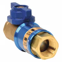 Shutoff Valve: 1 in Male Push On Inlet Connection, 1 in Female Push On Outlet Connection (MPN CF-100)