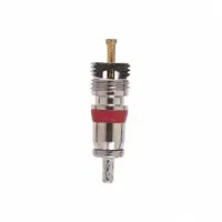 HALTEC Large Bore Valve Core: Large Bore Valve Core, 180° Valve Stem Angle, L-Shape, Brass, Metal (MPN A-145)