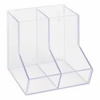 Lab Bulk Bin: 8 1/2 in Overall Wd, 8 3/8 in Overall Ht, 8 3/4 in Overall Lg, PETG, Clear, Wall (MPN BLKBNDBL4-T)