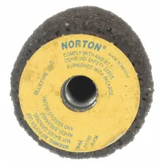 Zirconia alumina grinding cone with 24 grit and BlueFire 4NV ZA technology. Type 16 shape, 1-1/2" diameter, 3" length, 3/8"-24 thread. Abrasive hardness S. For stock removal on stainless steel and nickel alloys in weld blending and surface preparation.