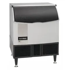 Air-cooled undercounter ice machine producing 309 lb of half-dice ice per day. Dimensions: 39 in Ht, 30 3/8 in Wd, 30 in Dp. Operates on 115V with included cord set. Suitable for commercial kitchens, bars, and restaurants requiring compact ice production under counters.