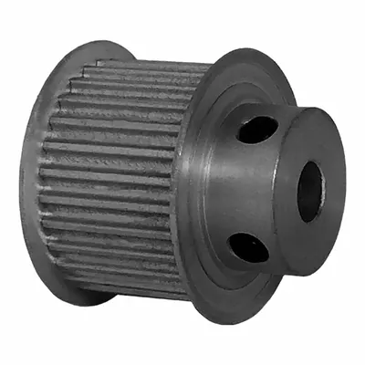 Dayton Timing Pulley: Modified Curvilinear, Fixed, For GT Timing Belt Section - GT Section Fixed-Bore Timing Pulleys with Hub