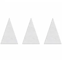 RAE Preformed Thermoplastic Pavement Markings: Shark Teeth Yield Markings, White, 24 in Lg, 16 in Wd (MPN PR-TH-3542)