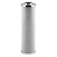 Cartridge-type hydraulic fluid filter with cellulose media. Inside diameter 15/16 in, outside diameter 2 1/8 in. Includes O-ring for sealing. Compatible with Parker Hannifin vehicles. Used in hydraulic systems to remove contaminants