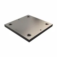 JERGENS Subplate: Ball Lock, Square, Steel, 16 in W x 16 in L x 1.125 in H, 81 lb Wt, 49101