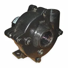 This pedestal pump is sized for 3/4 hp, with a maximum head of 55 ft and a shaft outside diameter of 5/8 in. Designed for above-water operation, it is used for water transfer and dewatering in sump drainage, flood control, and irrigation applications.
