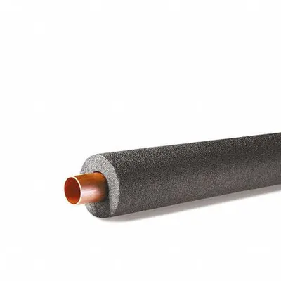 TUBOLIT Pipe Insulation: Polyethylene, Semi-Slit, 1 in Thick, 1 1/8 in ID, 6 ft Lg - Polyethylene Straight Tube Insulation