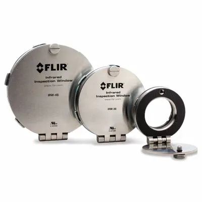 FLIR Infrared Window: Viewing Panes, 2,474°F Optic Max Temp, -40°F Min Op Temp °F