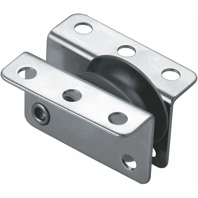 RONSTAN Pulley Block: Pulley Block, Mounted, Upright Mount, 830 lb Working Load Limit - Upright-Mount Pulley Blocks