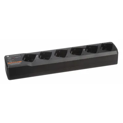 MOTOROLA Multi-Unit Charger: Fits Motorola, For RM Series, 6 Radios Charged - Motorola-Compatible Chargers