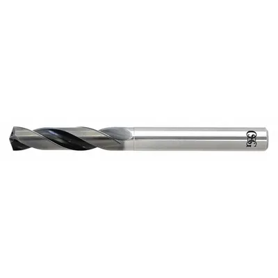 OSG A BRAND Screw Machine Drill Bit: 5/32", WXL-Coated Carbide - Coolant-Through Solid Carbide Screw-Machine Length Drill Bits for Stainless Steel & Super Alloys