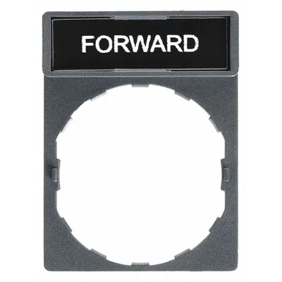 SCHNEIDER Legend Plate - Push-Button Rings & Plates