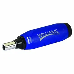 Click-type preset torque screwdriver with 1/4 in tip size, adjustable from 6 in-oz to 32 in-oz. Used for precision fastening in assembly, maintenance, and quality control applications where consistent torque is required.