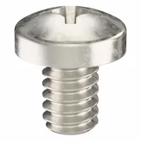 Machine Screw: #2-56 Thread Size, 1/8 in Lg, 18-8, Stainless Steel, Plain, Pan, Phillips, 100 PK (MPN ZSCRW-318)