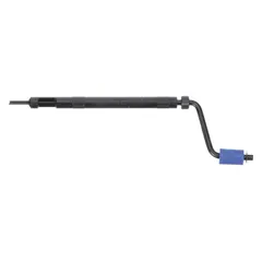 Steel prewinder tool for helical inserts, designed for metric coarse right-hand threads. Used to prewind inserts before final installation, ensuring proper alignment. Commonly applied in thread repair for automotive, aerospace, and industrial equipment.