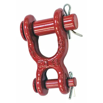 CROSBY Connecting Link: Double Clevis, Alloy Steel, 2 13/16 in Overall Lg - Double-Clevis Connecting Link