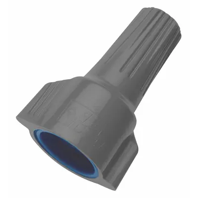 IDEAL Twist-On Wire Connectors: Blue/Gray, Wire Sizes 8 AWG – 8 AWG, 600 V, 15 - Burial-Rated & Weatherproof Wire Connectors