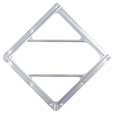 LABELMASTER Vehicle Placard Holder: Front Plate Placard Holder, 14 1/8 in Wd, 12 1/2 in Ht - Placard Holders