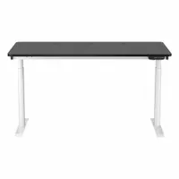 VERSADESK Electric Sit-Stand Desk: White, Wood, 60 in Overall Wd, 30 in Overall Dp, Laminate/Steel (MPN VT1076030-01-05)