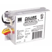 FULHAM Fluorescent Ballast: 277V AC, 1/2 Lamps Supported, 3 3/8 in Overall Lg, 1 3/4 in Overall Wd (MPN WH2-277-C)