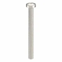 Machine Screw: M6x1.00 Thread Size, 70 mm Lg, 316, Stainless Steel, Plain, Pan, Phillips, 5 PK (MPN ZSCRW-506)