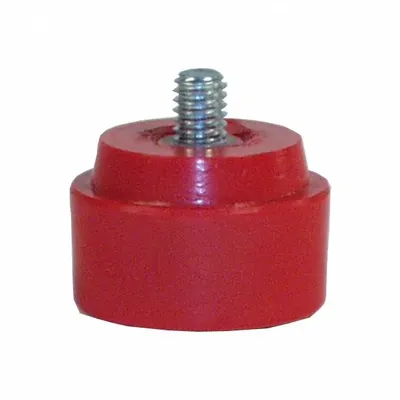 NUPLA Hammer Tip Head: Medium, Nylon, 1 1/2 in Dia, 5/16-18 Thread Size, Threaded - Replacement Faces & Tips