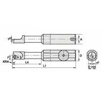 WIDIA Indexable Boring Bar: FCBI2506251255L (MPN 2829835)