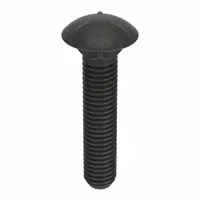 Carriage Bolt: Square Neck, 5/16"-18 Thread Size, 1 in lg, Steel, Grade 2, Plain, 100 PK (MPN CAI50310100-100P)