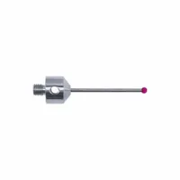 INSIZE M5 Stylus: CMM Straight Stylus, Ball, Straight, 0.079 in Ruby Ball Tip, M5 Stem Thread Size (MPN ISQ-01-5020-034STR)
