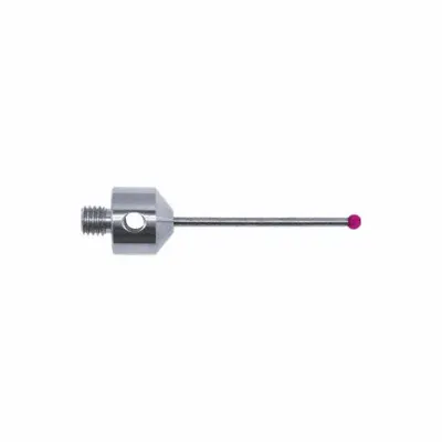 INSIZE M5 Stylus: CMM Straight Stylus, Ball, Straight, 0.079 in Ruby Ball Tip - Straight CMM Styli