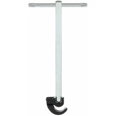 RIDGID Basin Nut Wrench: Alloy Steel, 10 in, 90° Flex Range of Motion - Basin Wrenches