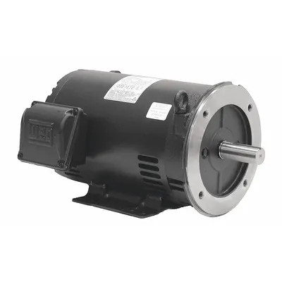 WEG General Purpose Motor: Rigid Base Mount, Open Drip Proof, 1 hp, 230/460V AC - Rigid Base 3-Phase General Purpose AC Motors
