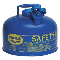 EAGLE Type I Safety Can: For Use With Kerosene, 2 gal Capacity, Powder Coated Steel, Blue (MPN UI20SB)