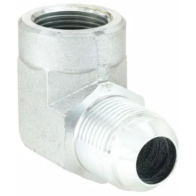 AEROQUIP Hydraulic Hose Adapter: 1 in x 1 in Fitting Size, Female x Male, NPTF x JIC - NPTF-to-JIC Steel Hydraulic Hose Adapters