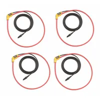 FLUKE Flexible Current Probe: CAT III 1000V/CAT IV 600V, Binder, 36 in Jaw Opening, AC Current, Flex (MPN I17XX-FLEX6K4P/WWG)