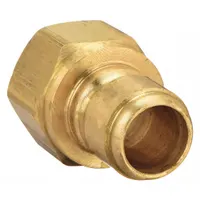 PARKER Hydraulic Quick Connect Hose Coupling: 1/2 in, Brass, 45.42 lpm Max. Flow Rate, Female NPTF (MPN BST-N4)