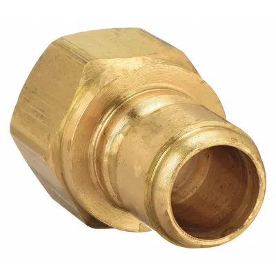 PARKER Hydraulic Quick Connect Hose Coupling: 1/2 in, Brass, 45.42 lpm Max. Flow Rate - ST Series Hydraulic Quick-Connect Coupling Plugs