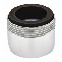 NEOPERL Outlet: 1 gpm Flow Rate, Aerated Flow Outlet, Brass, Chrome Finish, Dual, 6 PK (MPN 5505303)