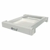 Steel cabinet apron frame with one drawer. Overall width 36 inches, depth 22 inches, height 4 inches. Used as a component in industrial workstations and tool storage systems for organizing tools, parts, or supplies