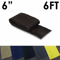 Cable protector: 6 in Overall Wd, 6 ft Lg, Nylon, Black (MPN CC-SC-6-6-BK)