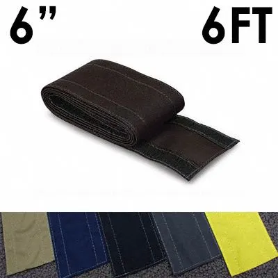 ELECTRIDUCT Cable protector: 6 in Overall Wd, 6 ft Lg, Nylon - Fabric Hook-and-Loop Cable Floor Covers