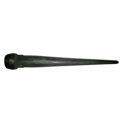 WESTWARD Pin Punch: 1/4 in Tip Size, Round, 1 1/4 in Shank Wd, 10 in Overall Lg - Bull Pins