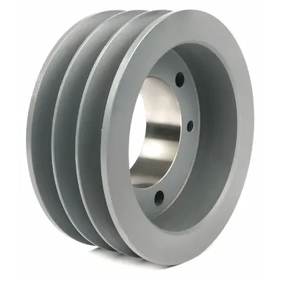 OEM V-Belt Pulley: C100 - Bushed-Bore Cast-Iron V-Belt Pulleys