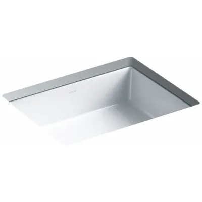 KOHLER Bathroom Sink: White, Vitreous China, 19 7/8 in Overall Lg, 15 5/8 in Overall Wd - Undermount Bathroom Sinks without Faucets