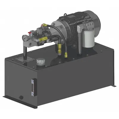 MONARCH Hydraulic Power Unit: 10 gpm, 1,500 psi Max. Pressure, 10 hp - Standard AC Hydraulic Power Units
