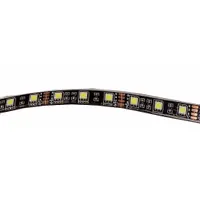 This flat, surface-mount LED strip light operates on 12V DC and delivers up to 300 lm of white light. It features blunt cut wires for electrical connection and an IP68 rating for protection against dust and water ingress. Suitable for accent, task, or ambient lighting in demanding environments