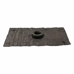 This magnetic street drain filter captures sediment and oil from stormwater runoff. It measures 4 1/2 inches in diameter, 36 inches in length, and 24 inches in width, with an overflow port. Suitable for use in areas where stormwater runoff may contain pollutants, such as industrial sites, parking lots, and construction zones.