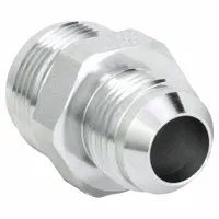 Hydraulic Hose Adapter: 1 in x 3/4 in Fitting Size, Male x Male, JIC x JIC, Rigid, Straight (MPN 2027-16-12S)