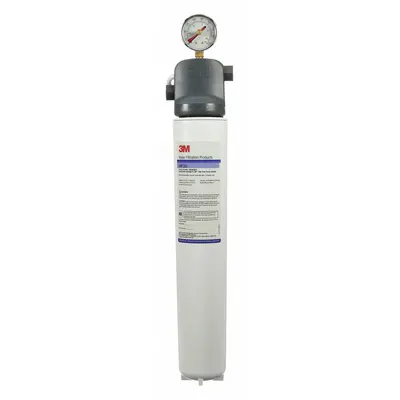 3M Water Filtration System: 0.5 micron, 1.7 gpm, 14,000 gal - Drinking Fountain & Beverage Machine Water Filter Systems